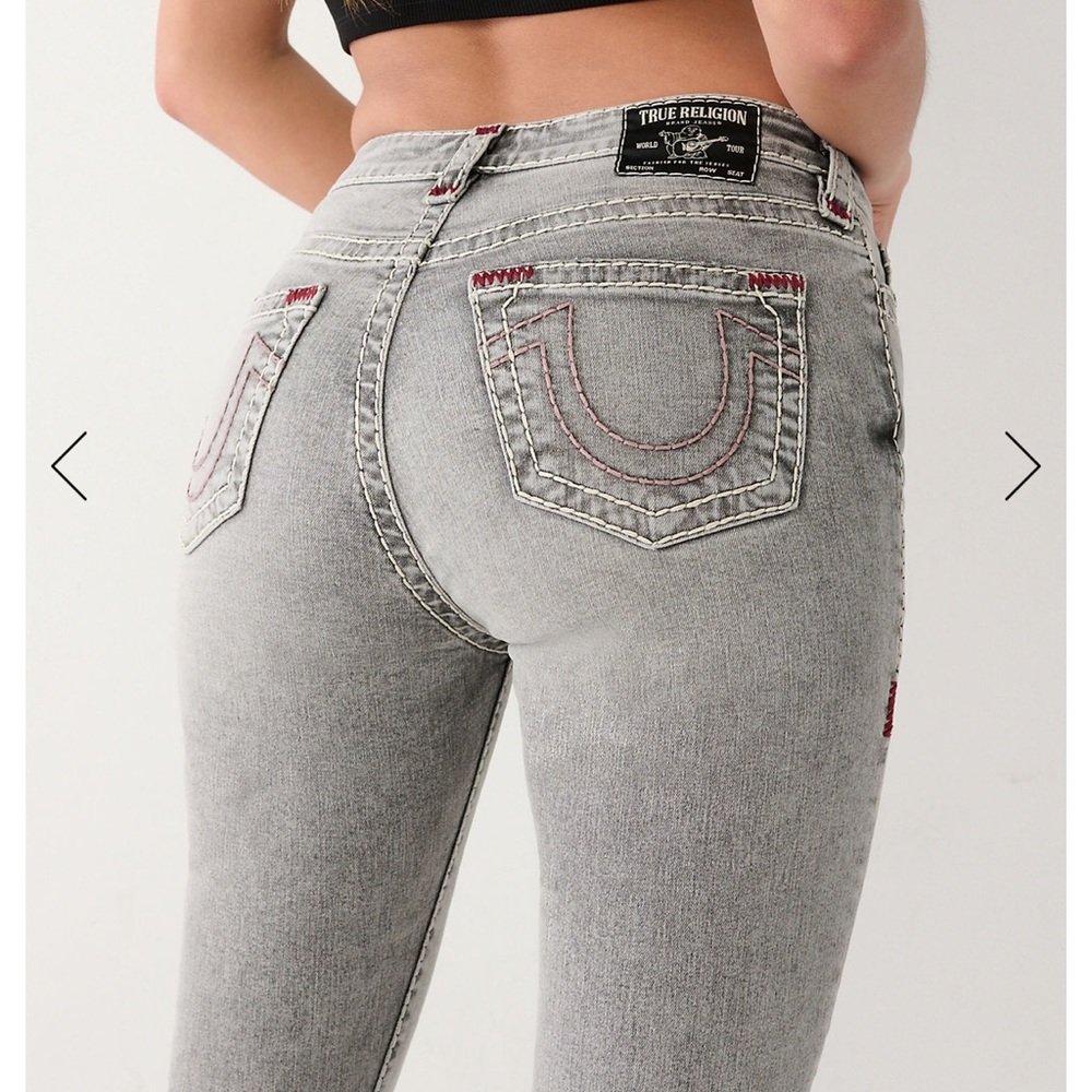 True Religion Jennie High Rise Super T Curvy Skinny Jeans 24